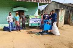 FLD on mini Ragi Thresher